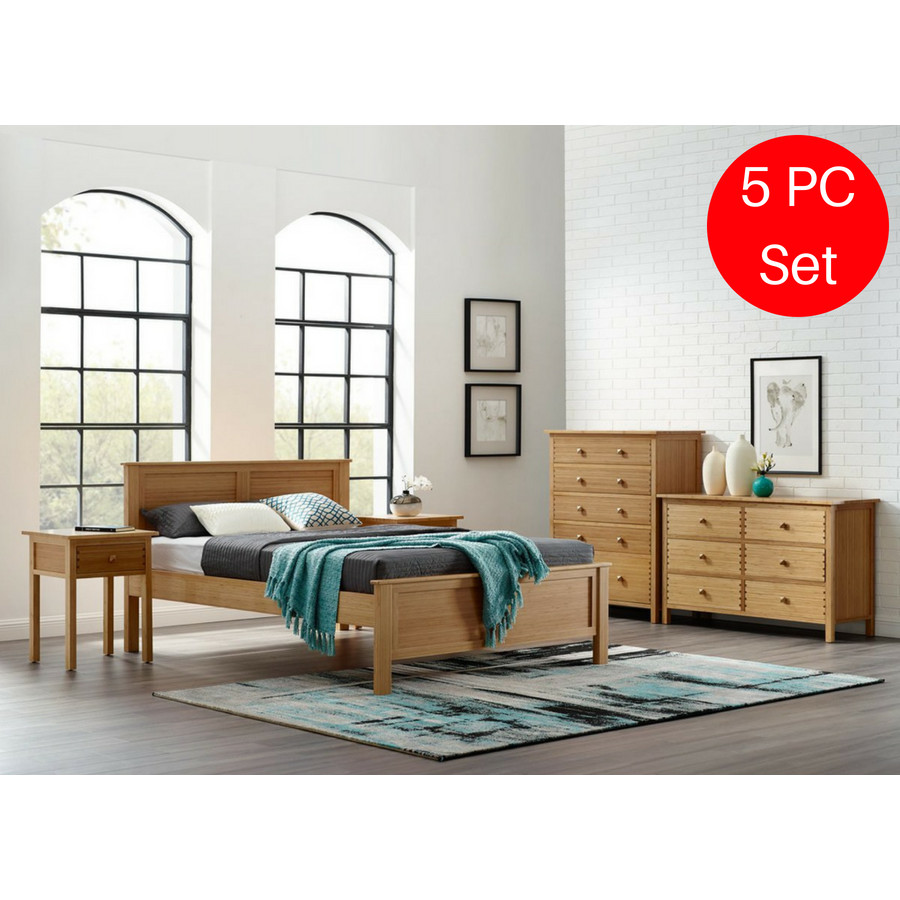 Modern King Size Bedroom Set Beautiful 5pc Greenington Hosta Modern Eastern King Bedroom Set Includes 1 Eastern King Bed 2 Nightstands 2 Dressers