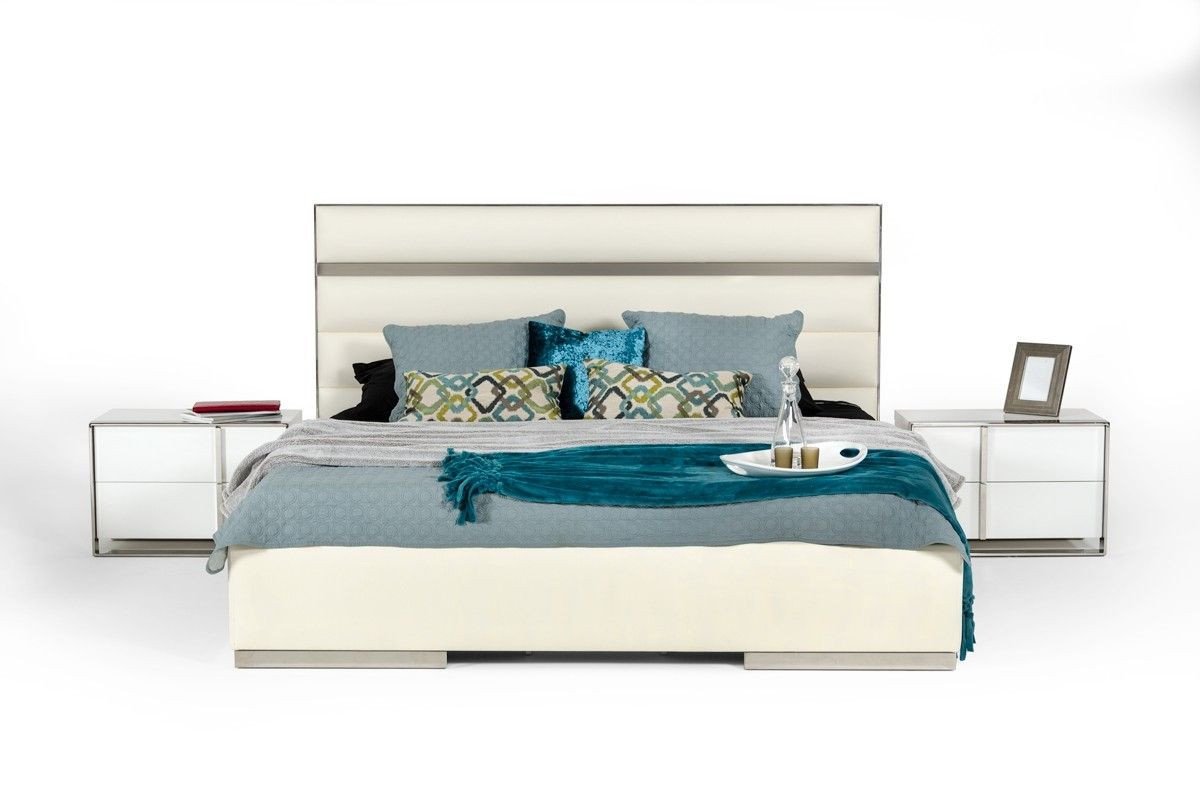 Modern King Size Bedroom Set Best Of Nova Domus Francois Modern White Bedroom Set