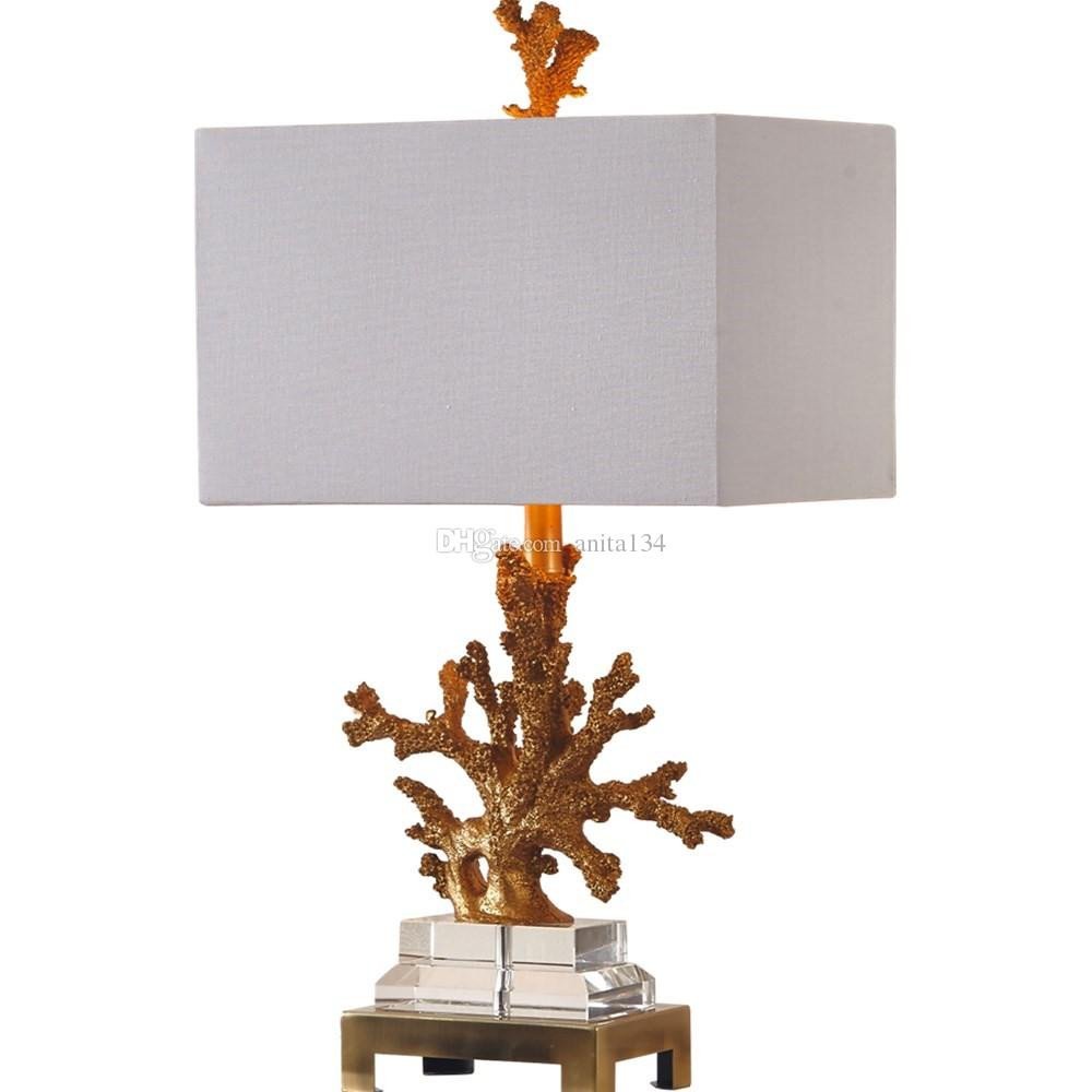 Modern Table Lamp for Bedroom Beautiful Luxury Fabric Cover Table Lighting for Living Room Modern north Europe Style Crystal Table Lamp Bedroom Lamp for Home Lighting
