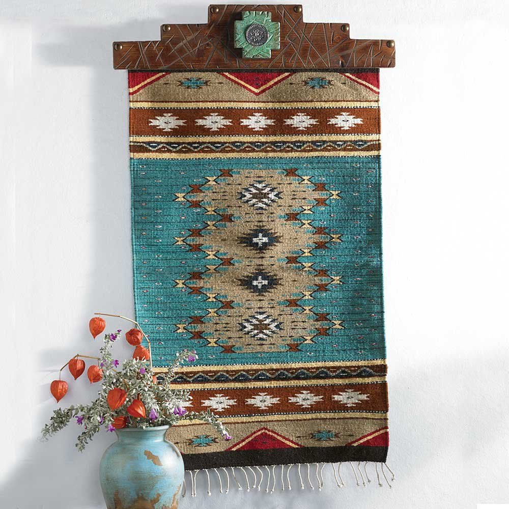 Native American Bedroom Decor Luxury Zapotec Turquoise Wall Runner From King Ranch Saddle Shop