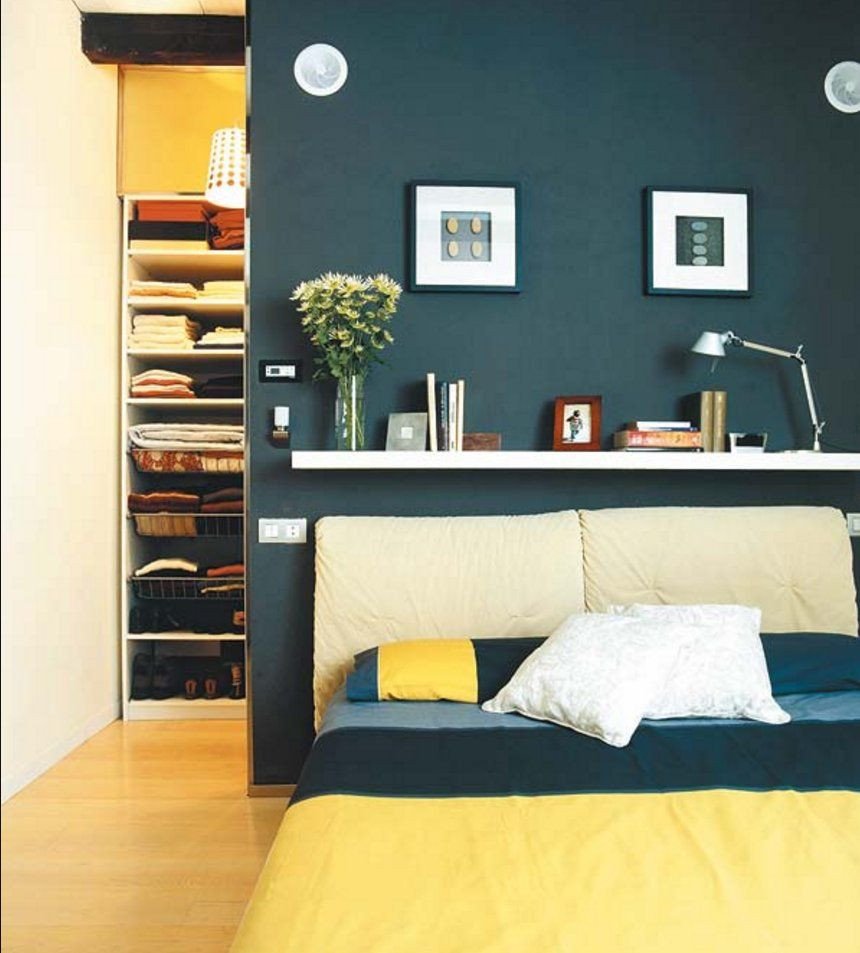 Navy Blue and Yellow Bedroom Lovely Blue and Yellow Bedroom Blueandyellow