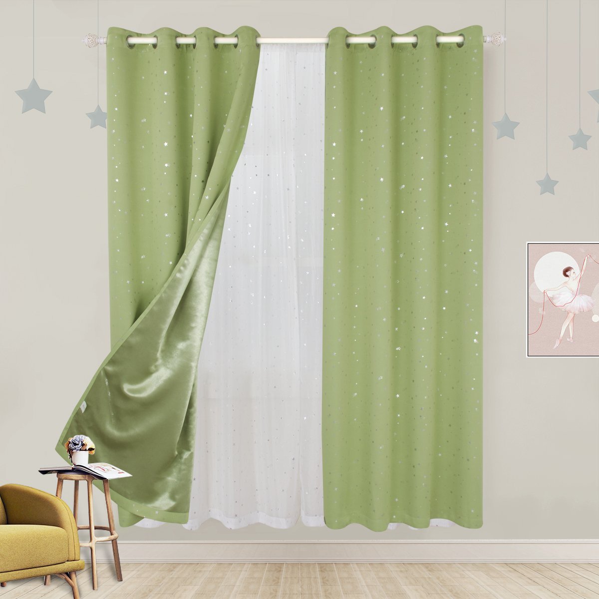 Navy Blue Curtains for Bedroom Best Of Bgment Kids Blackout Curtains for Bedroom Grommet thermal