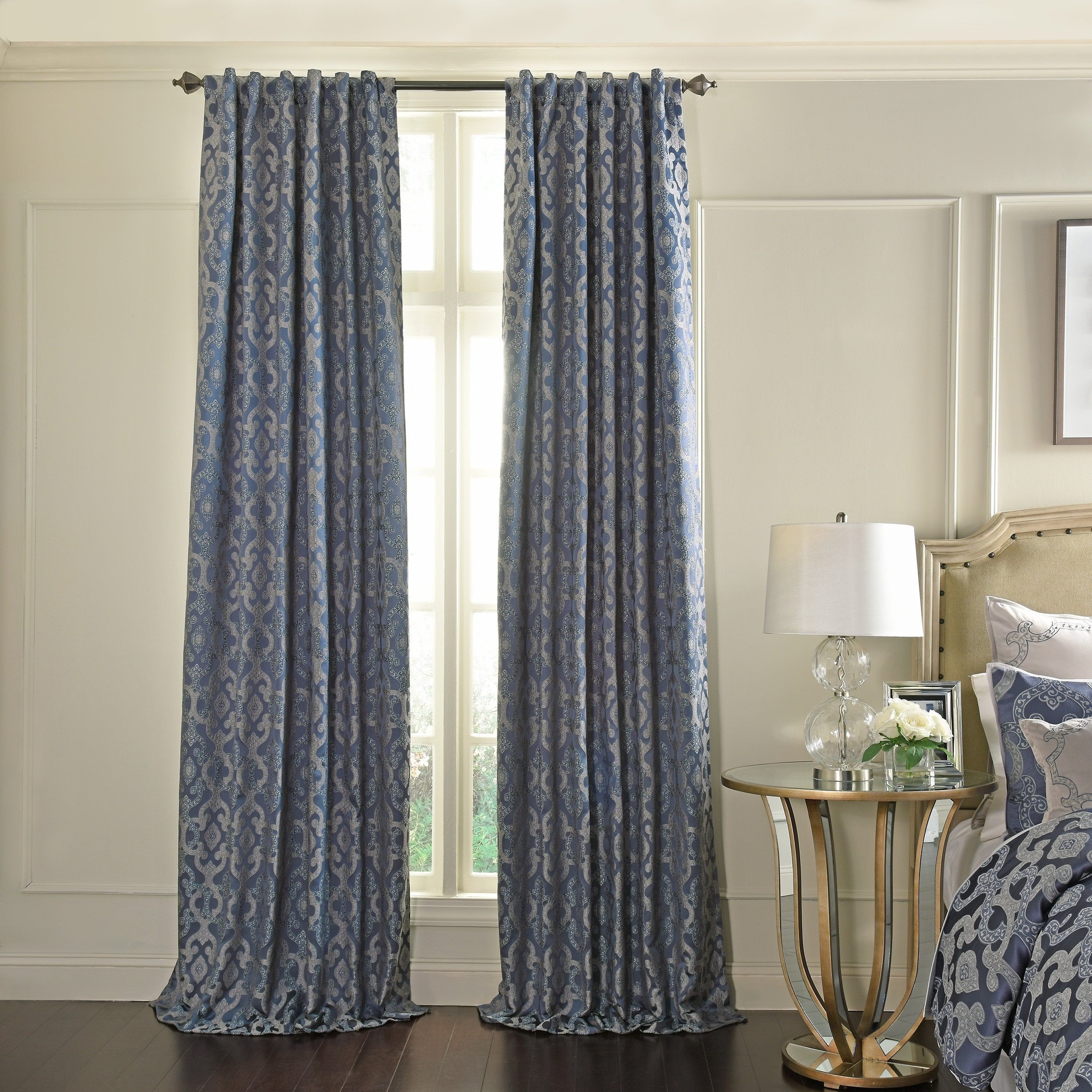 Navy Blue Curtains for Bedroom Luxury Beautyrest normandy Blackout Window Curtain