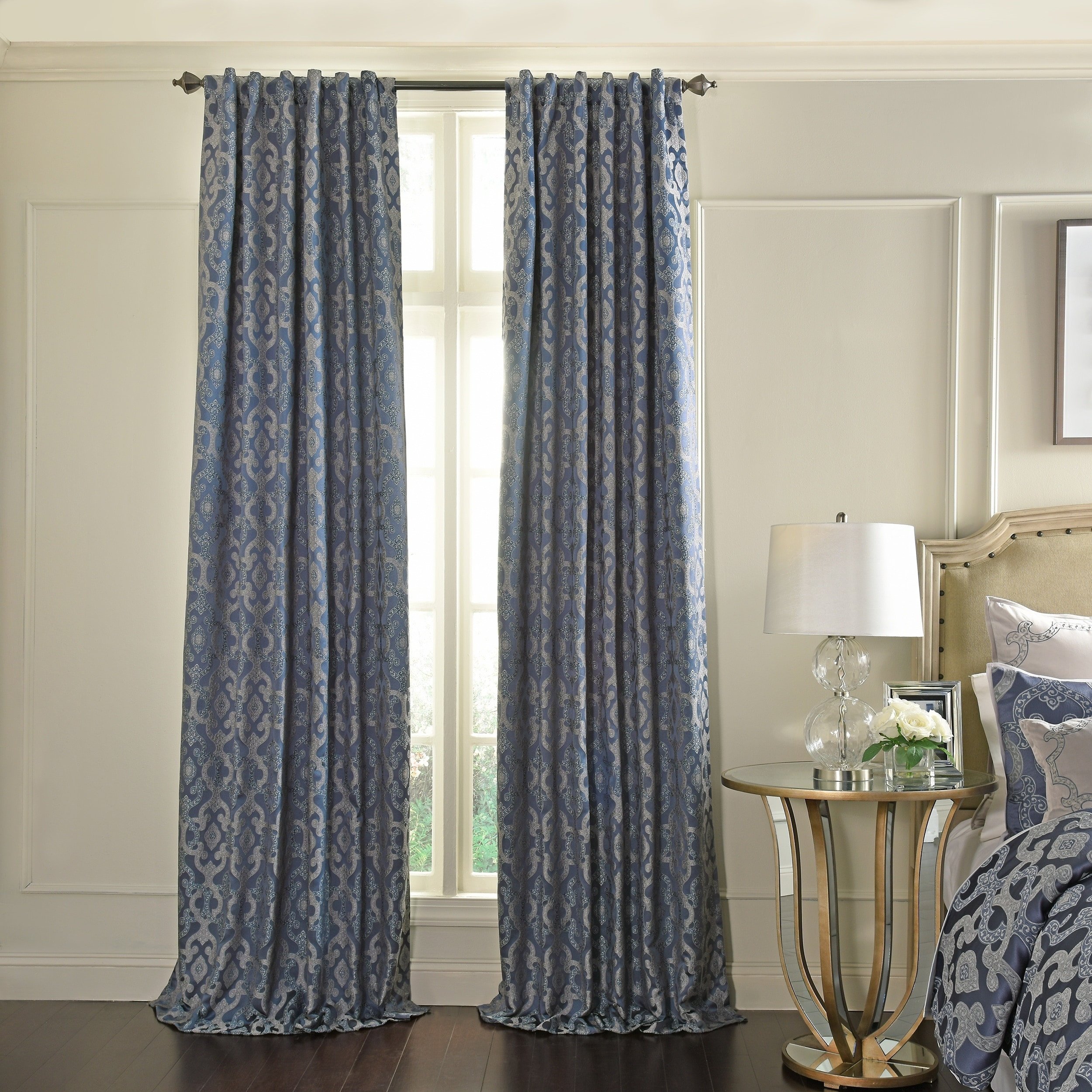 Navy Blue Curtains for Bedroom Luxury Beautyrest normandy Blackout Window Curtain