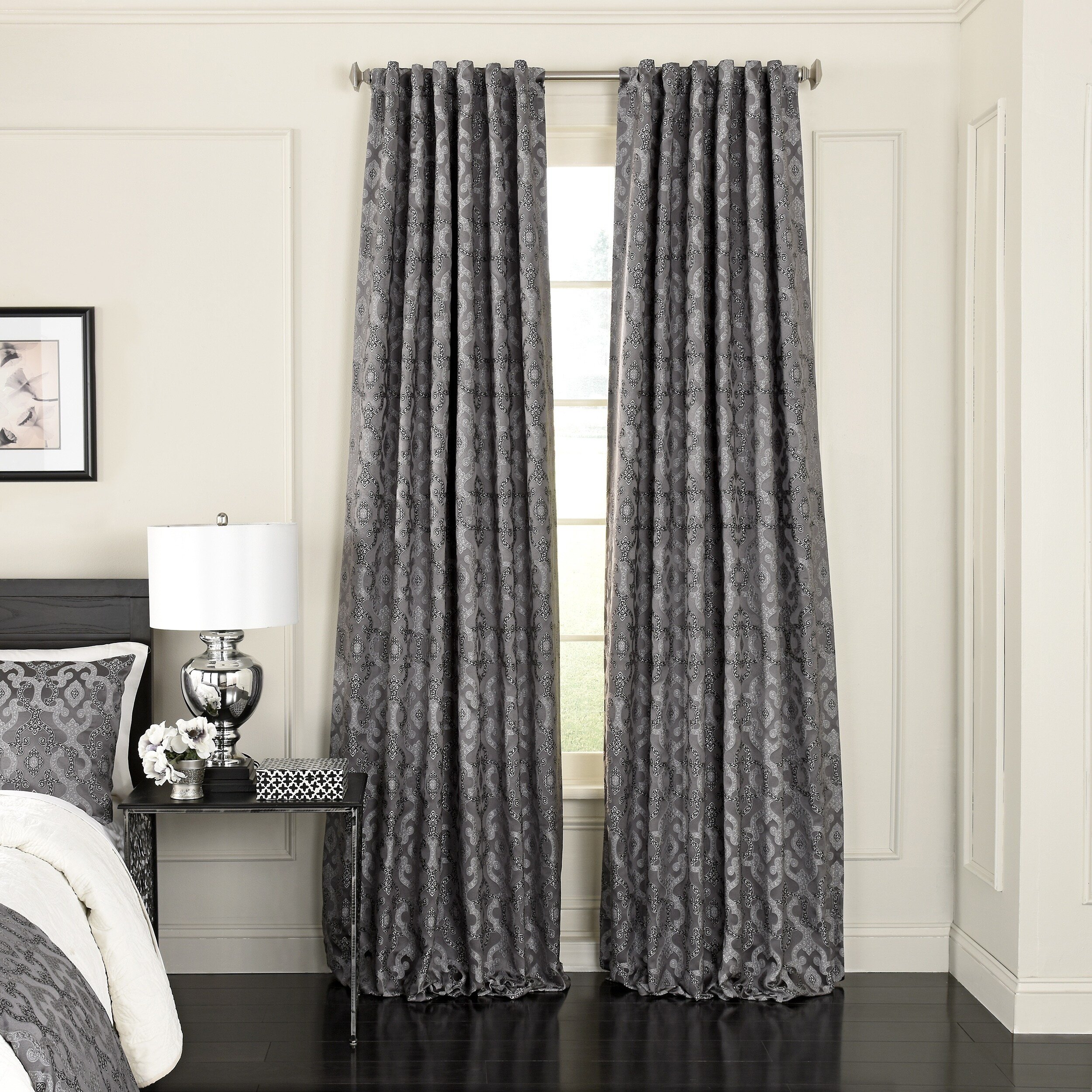 Navy Blue Curtains for Bedroom Unique Beautyrest normandy Blackout Window Curtain