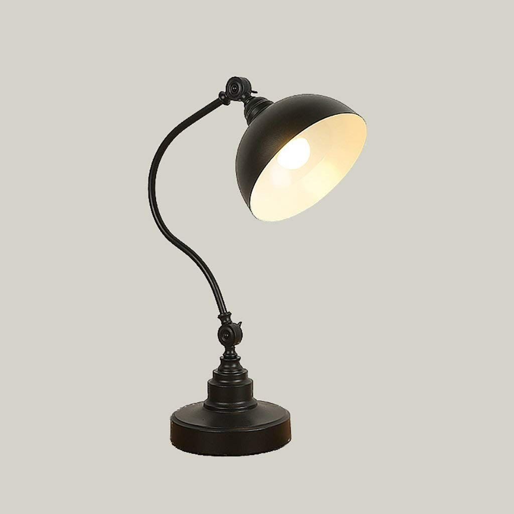 Night Lamp for Bedroom Elegant Desk Lamp Creative Table Lamp Black Desk Light Restaurant