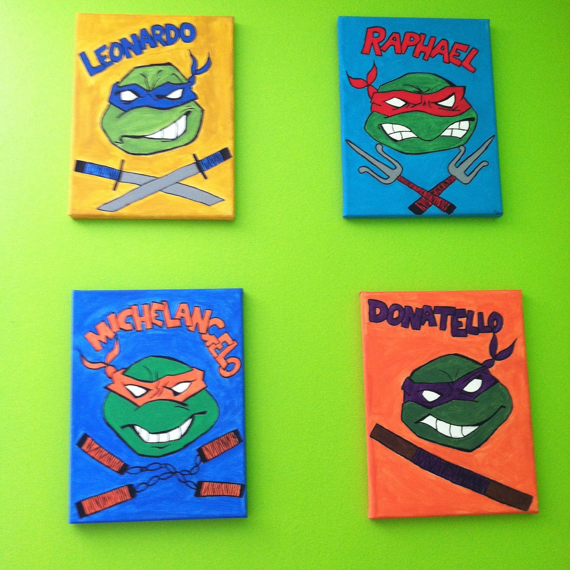 Ninja Turtle Bedroom Set Awesome Teenage Mutant Ninja Turtles Wall Art Tmnt