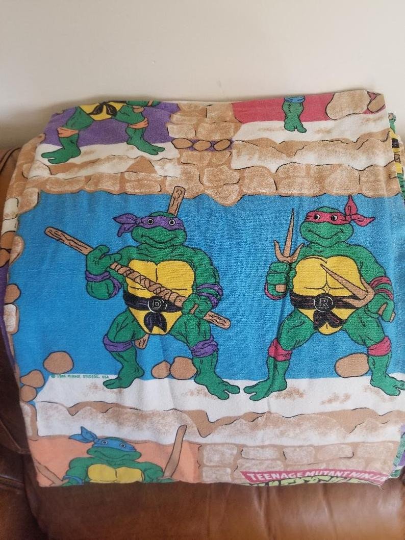 Ninja Turtle Bedroom Set Beautiful Teenage Mutant Ninja Turtle Twin Size Sheet Set 1988 original Vintage Tmnt Sheet Set Donatello Raphael Leonardo Michelangelo