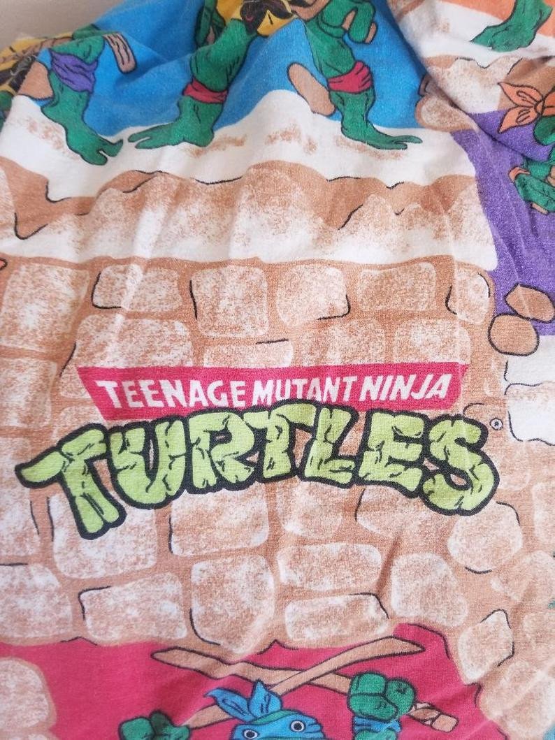 Ninja Turtle Bedroom Set Elegant Teenage Mutant Ninja Turtle Twin Size Sheet Set 1988 original Vintage Tmnt Sheet Set Donatello Raphael Leonardo Michelangelo