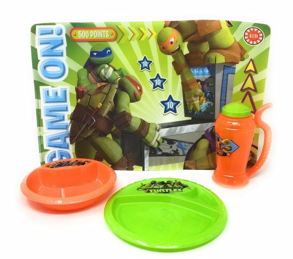 Ninja Turtle Bedroom Set Fresh Teenage Mutant Ninja Turtles Plastic Plate Bowl Cup with