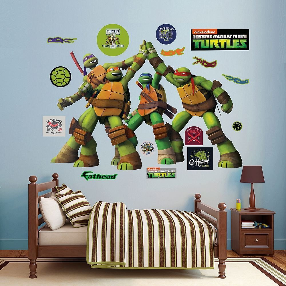 Ninja Turtle Bedroom Set Inspirational Teenage Mutant Ninja Turtles High Five Wall Decals by