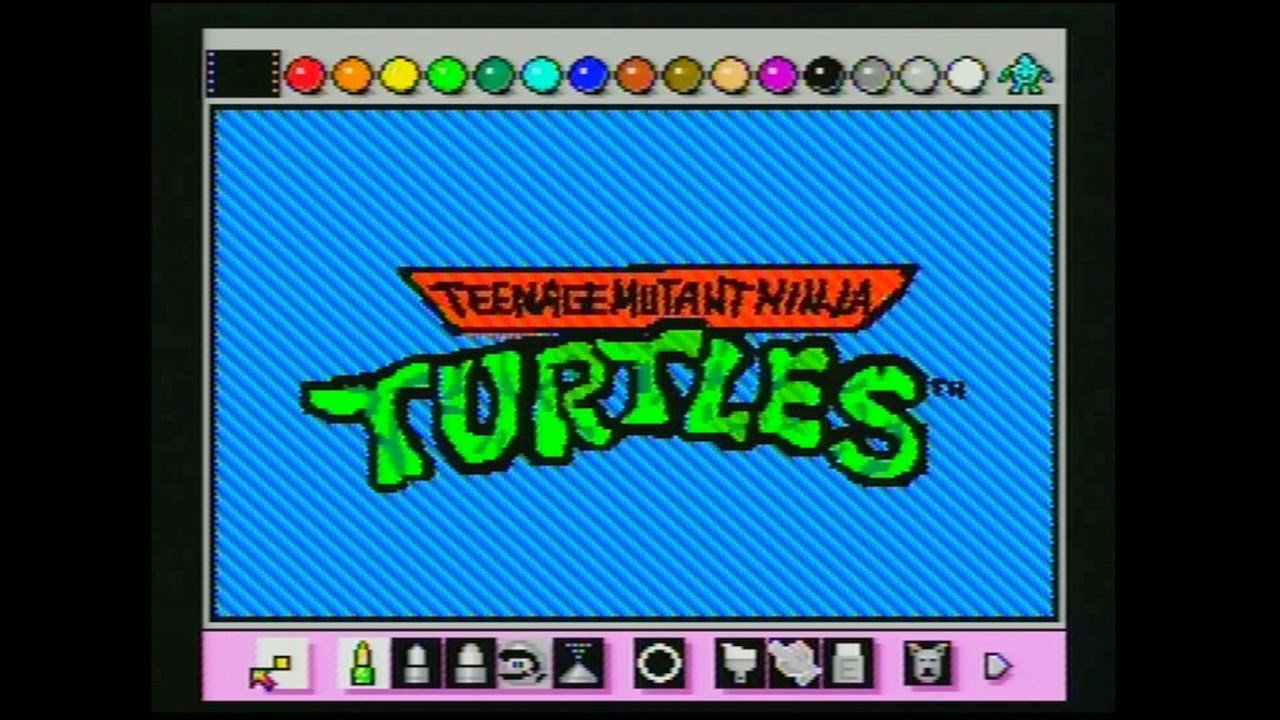 Ninja Turtles Bedroom Ideas Luxury Teenage Mutant Ninja Turtles Intro Animated with Mario Paint