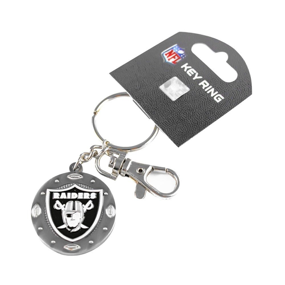 Oakland Raiders Bedroom Set Luxury Nfl Oakland Raiders Sports Team Logo Impact Metal Key Ring Clip Keychain