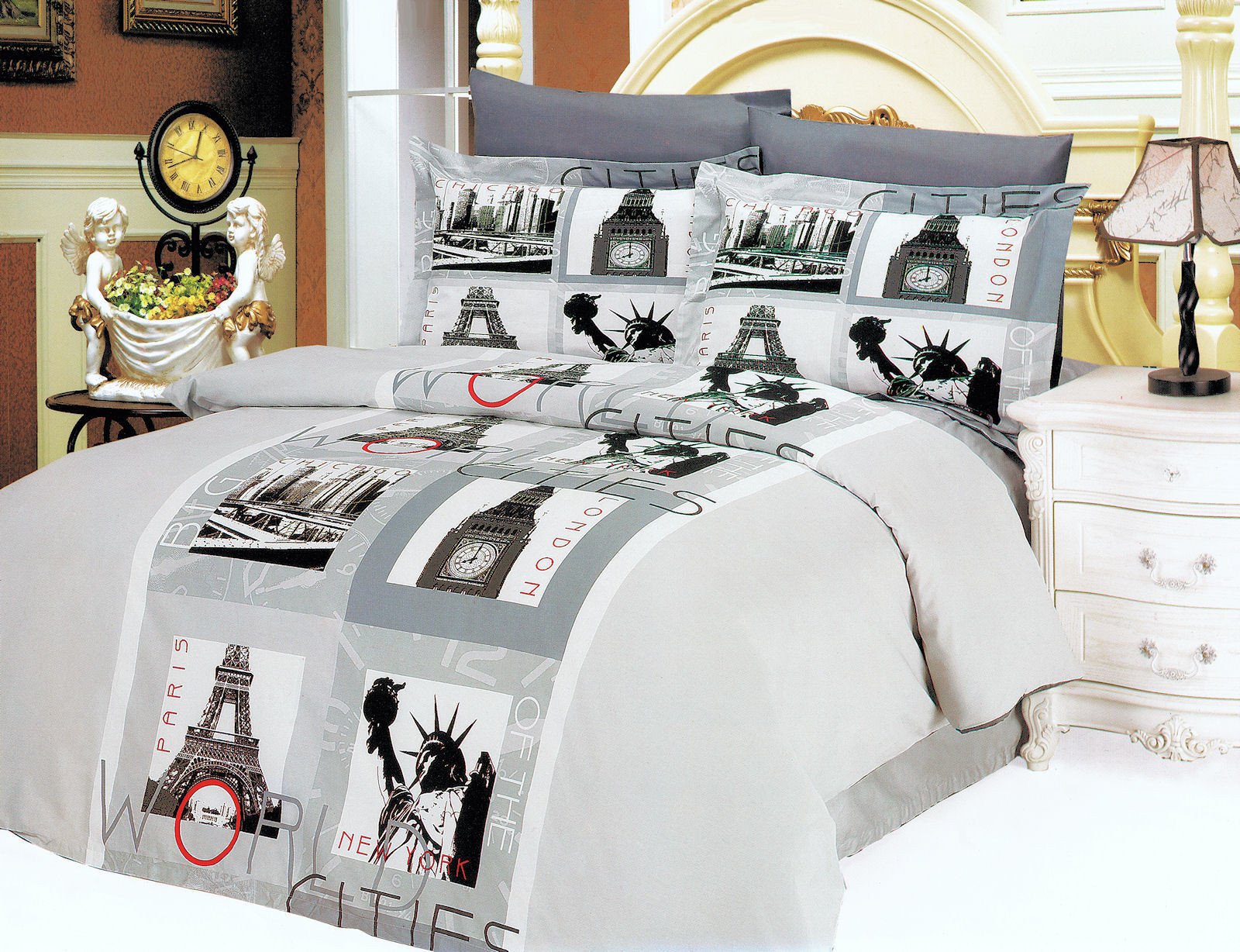 Paris themed Bedroom Set Awesome 77 Most Brilliant Girls Duvet Covers Bedding Yellow Cover