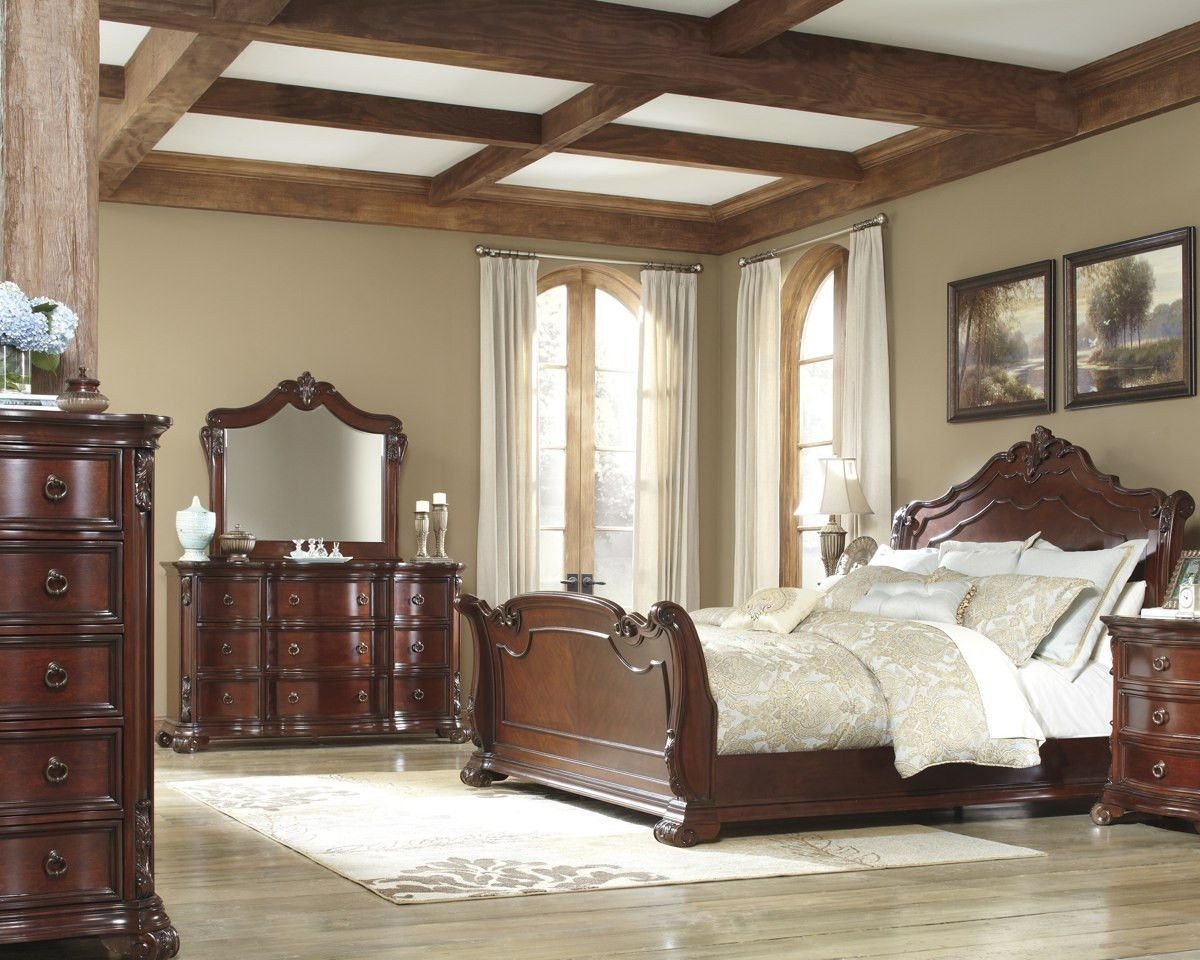 Paul Bunyan Bedroom Set Elegant ashley Furniture B698 Martanny King Size Bedroom Set – High