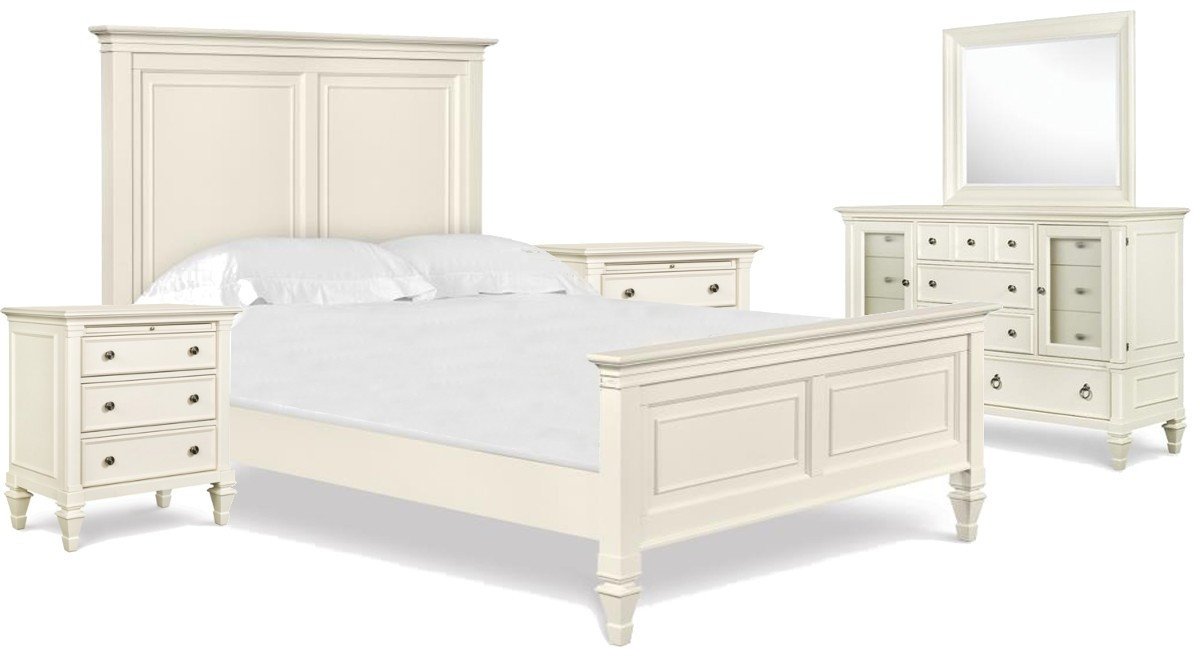 Paula Deen Steel Magnolia Bedroom Set New Magnussen ashby 5 Piece Panel Bedroom Set In Patina White Option 2
