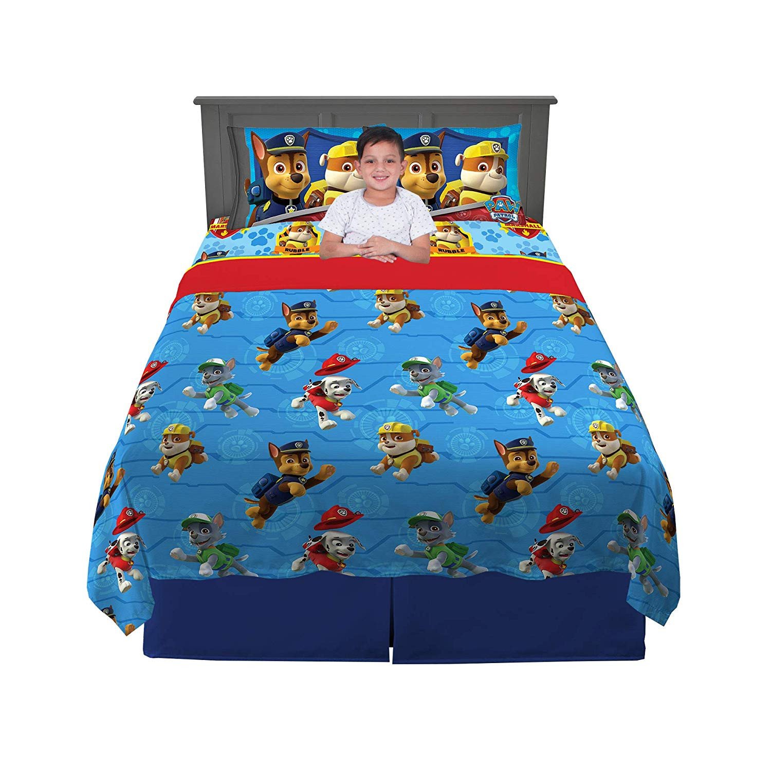 Paw Patrol Bedroom Decor Elegant Paw Patrol Ruff Ruff Rescue Sheet Set Full Amazon Home