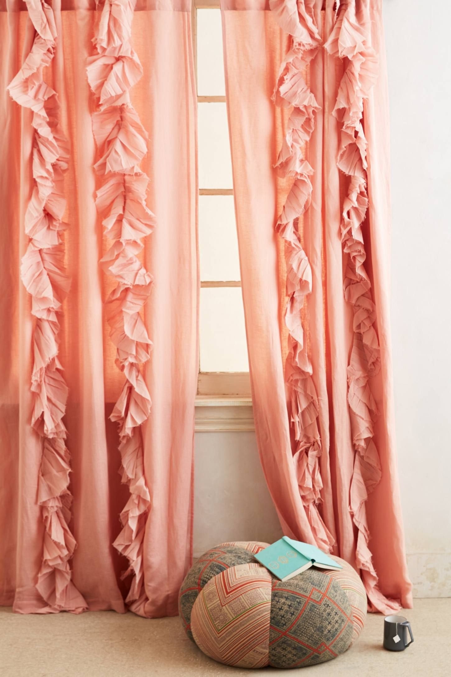 Peach Curtains for Bedroom Beautiful Smithery Curtain Rod