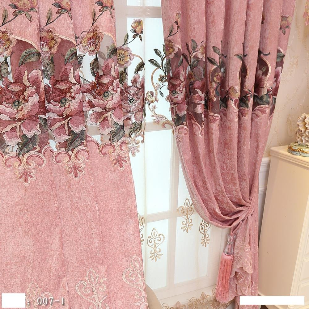 Peach Curtains for Bedroom Best Of 2019 Modern Simple Garden Wind Embroidered Half Blackout Curtain European Jacquard Living Room Bedroom Finished Curtains From Hezekiah $30 16