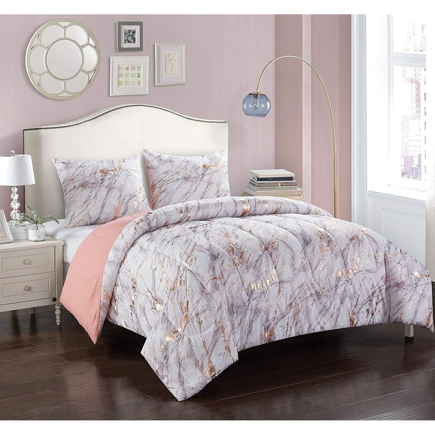 Pink and Gold Bedroom Set Unique Rose Gold and Marble forter Set Twin Pink Pop Shop