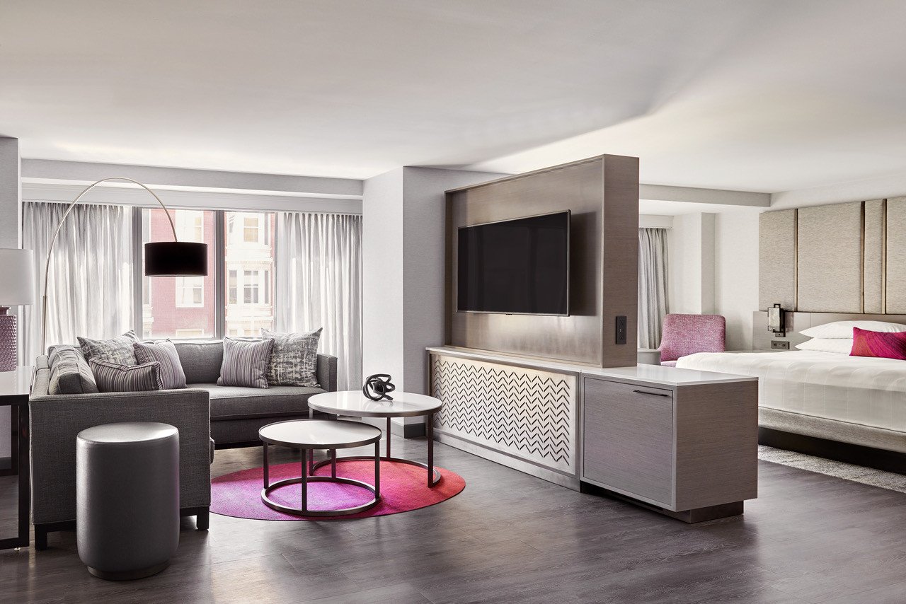 Pink and Gray Bedroom Fresh San Francisco Marriott Marquis Invites Guests to Let their