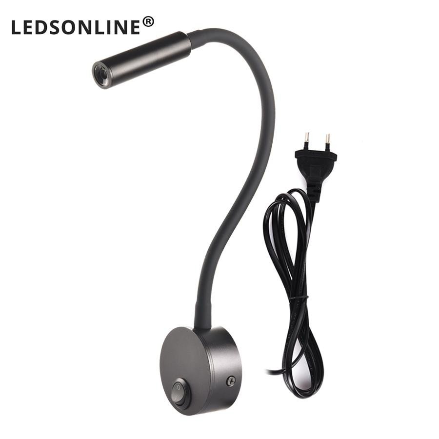 Plug In Wall Lamps for Bedroom Awesome 2019 Wall Lmap Sconces Clamp Light 3w Bedroom Lamp F Switch White Silver Black Flexible Gooseneck Home Bedside Reading Lights From Fried $51 52