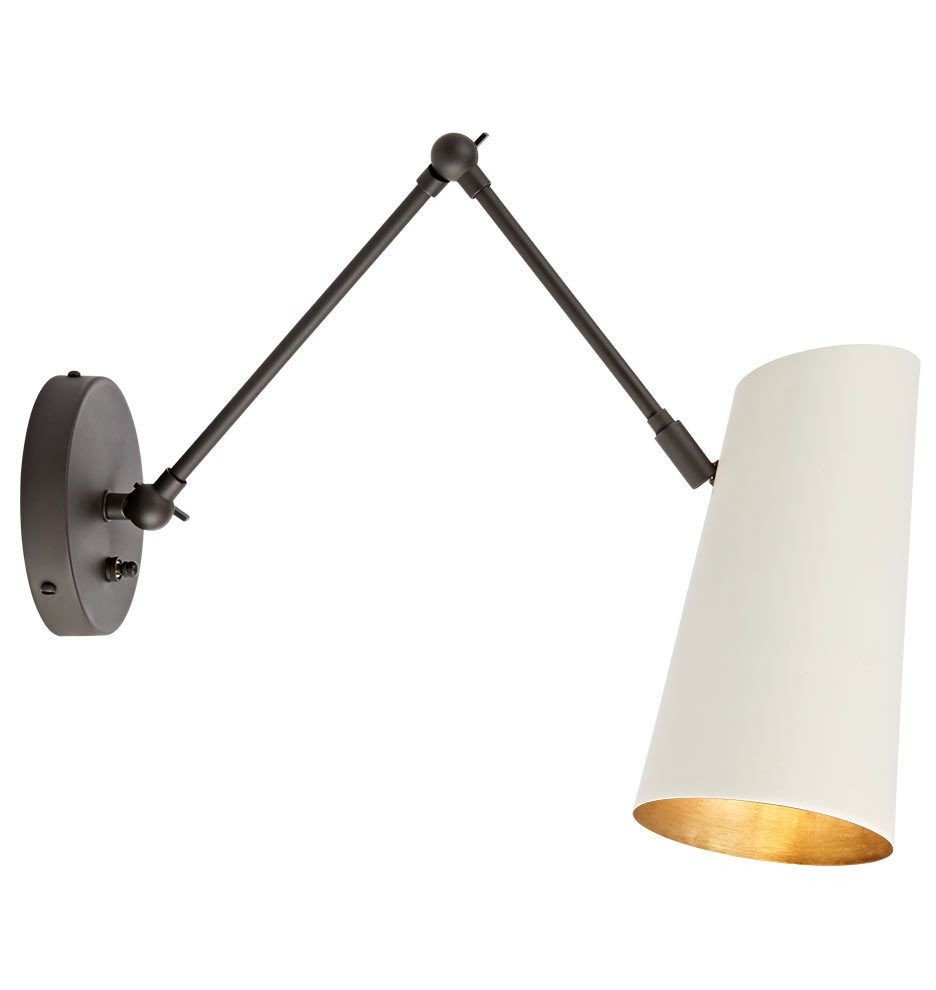 Plug In Wall Lamps for Bedroom Lovely Cypress Articulating Sconce Oil Rubbed Bronze with White