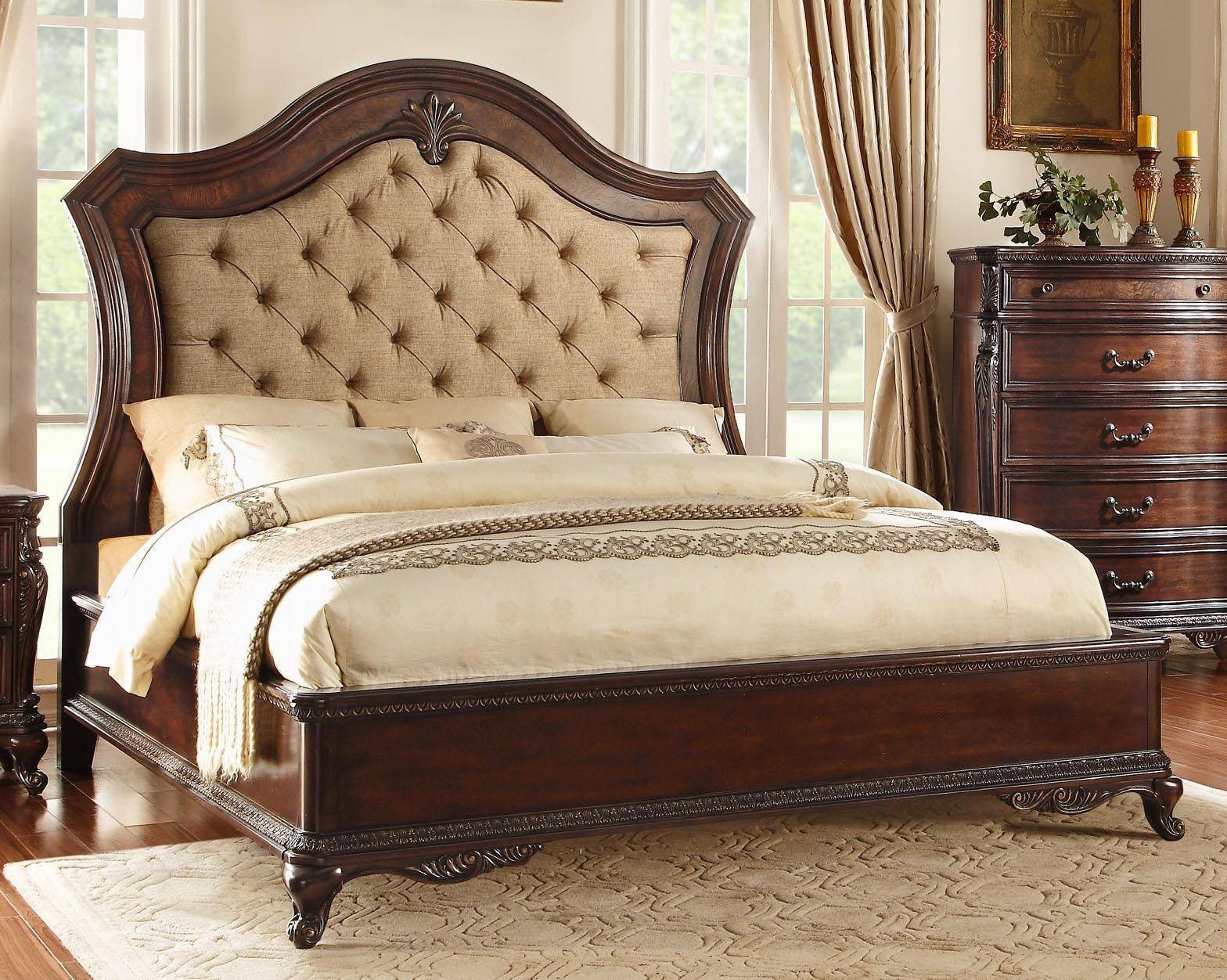 Queen Bedroom Furniture Set Awesome Homelegance 1935pn 1 Bonaventure Park Cherry Queen Bedroom