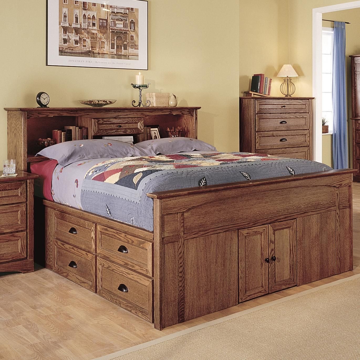 Queen Bedroom Set with Storage Drawers Lovely Syrah Queen Captain S Bed by Thornwood