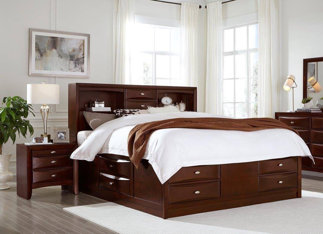 Queen Size Bedroom Suit Lovely Global Furniture Linda Merlot Traditional Storage Queen Size