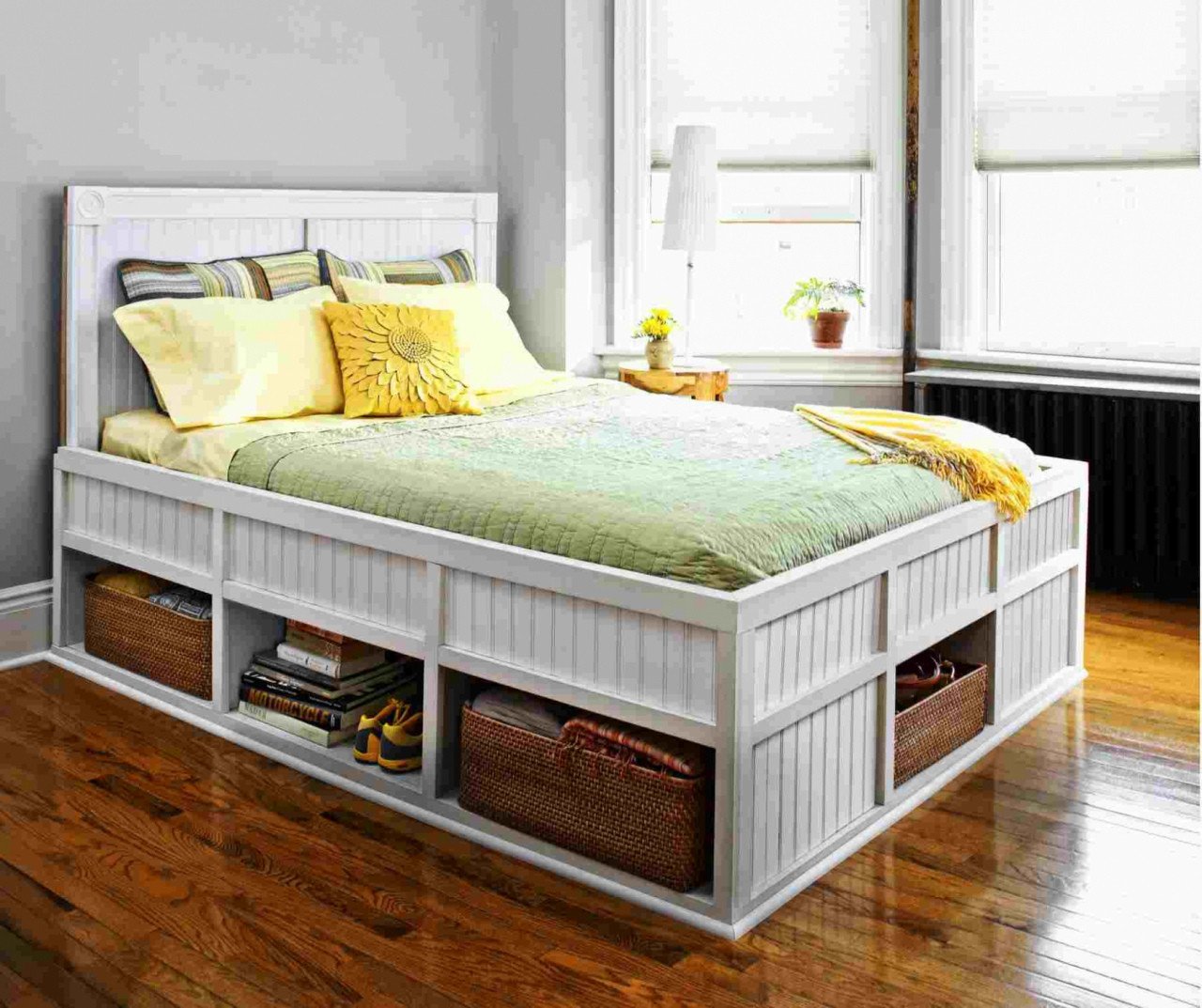 Queen Size Canopy Bedroom Set Elegant Queen Storage Bed Frame — Procura Home Blog