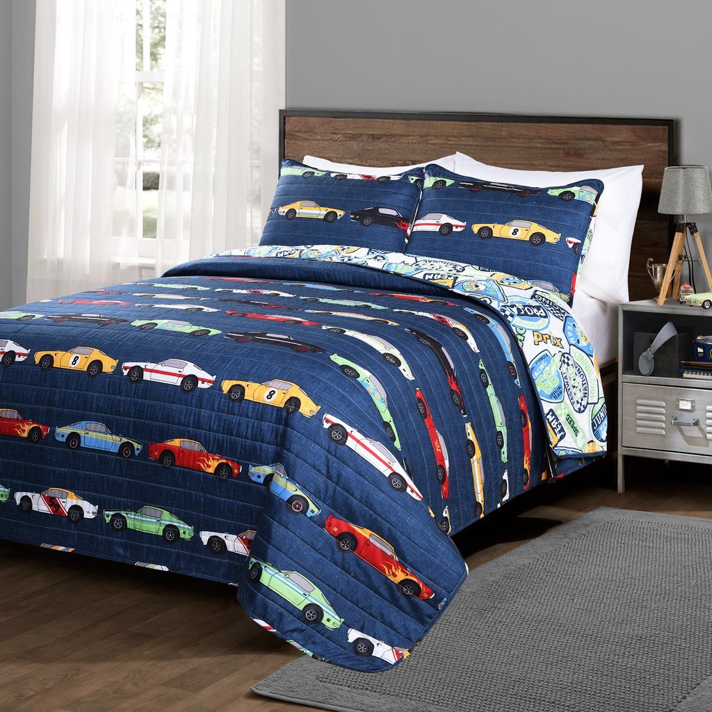 Race Car Bedroom Decor Lovely Race Cars Quilt 2 Piece Set Twin Size