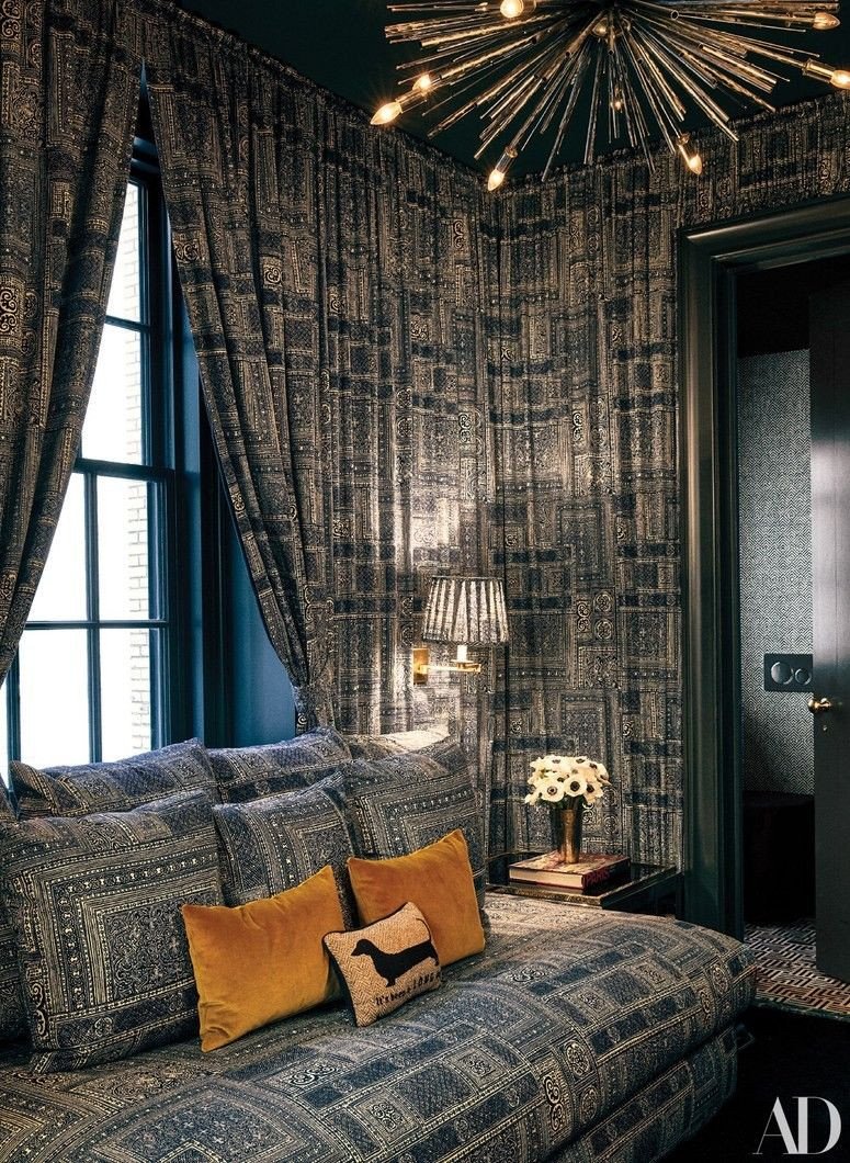 Ralph Lauren Bedroom Furniture Best Of Derek Blasberg S Gossip Room is Covered In A Ralph Lauren