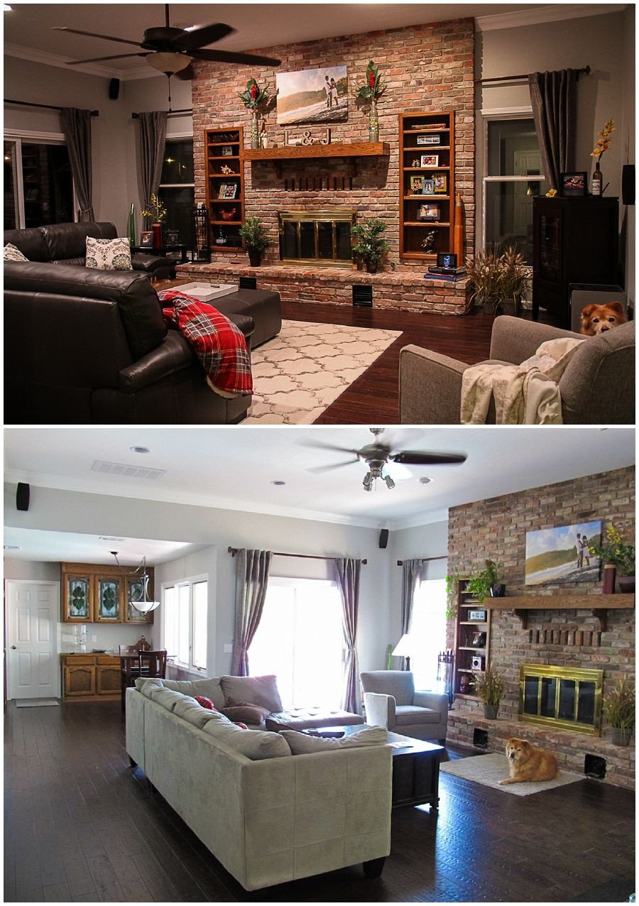 Red and Brown Bedroom Luxury Our Red Brick Fireplace Living Room Revamp Wanted to Keep