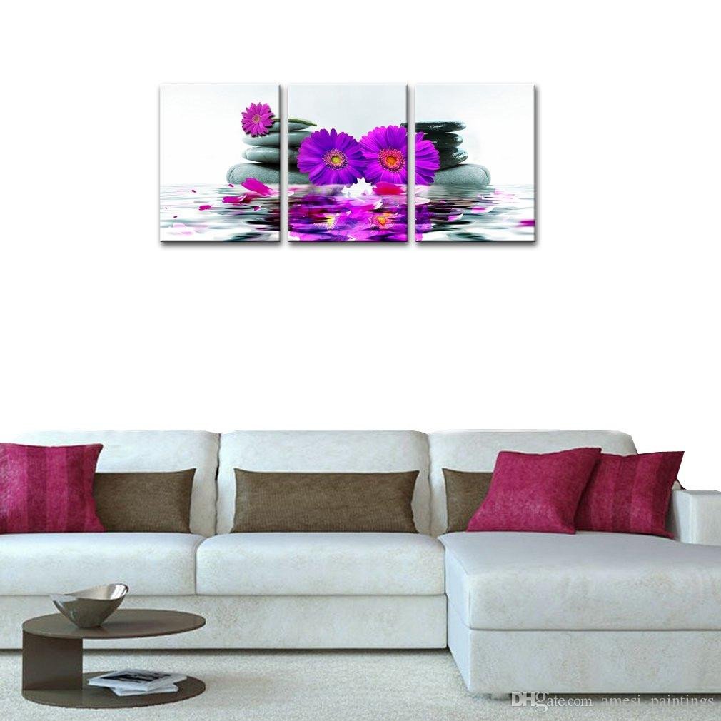 Rose Decorations for Bedroom Best Of 2019 Canvas Wall Art Prints Purple Flower Paintings Art for Living Room Bedroom Decor From Amesi Paintings $14 95