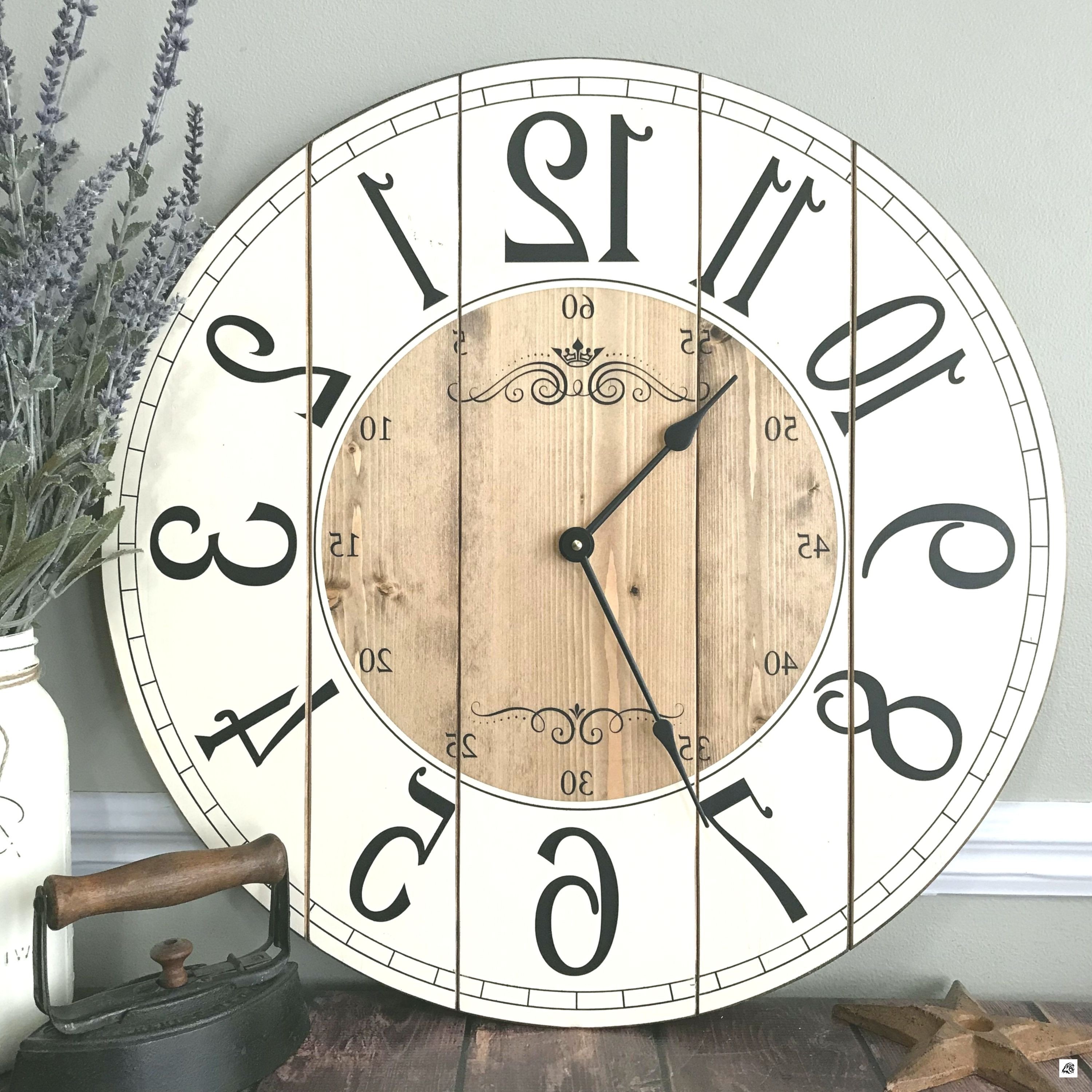 Rustic Bedroom Wall Decor Awesome 22 Inch Farmhouse Clock Rustic Wall Clock Wall Clock