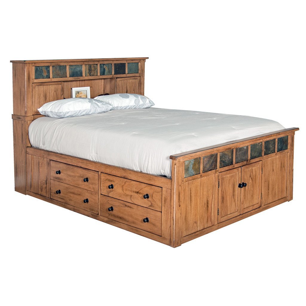 Rustic King Bedroom Set New Sd 2334ro Sek Sedona Rustic Petite Storage Bed E King Size