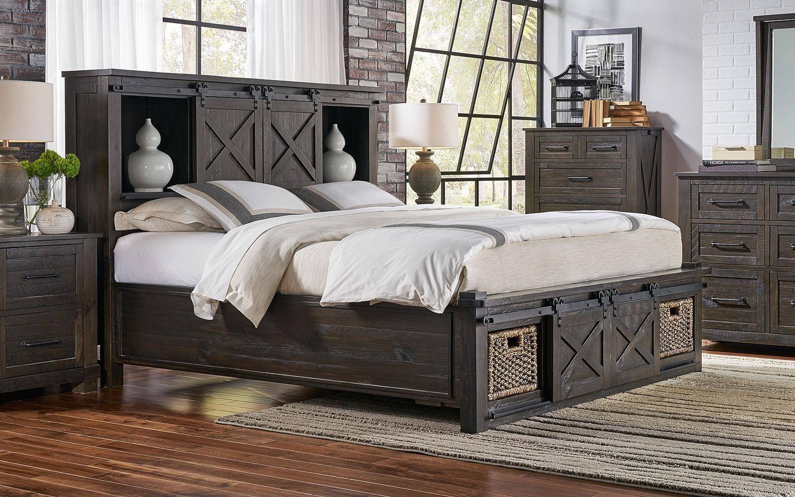 rustic bedroom furniture queen