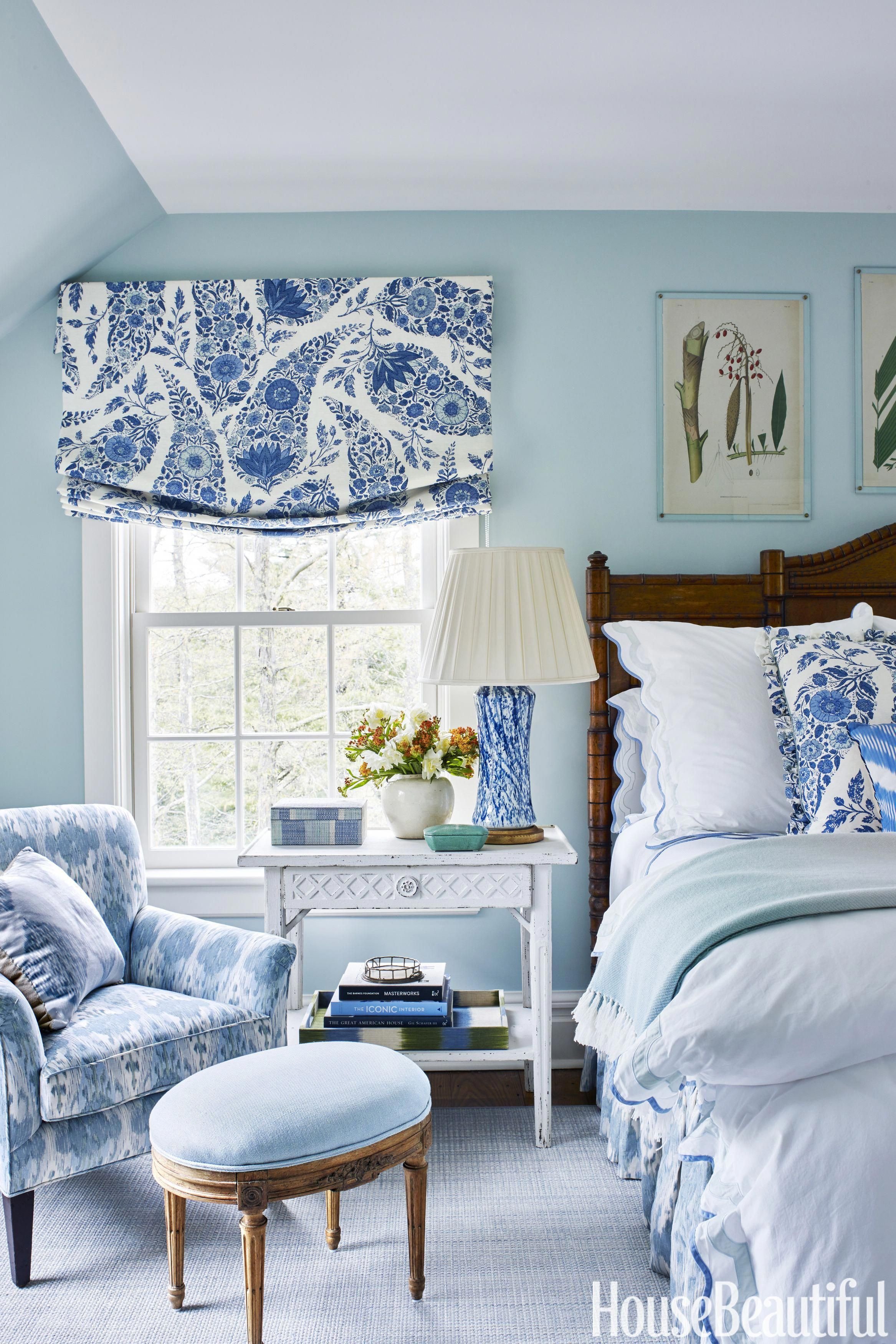 Shades Of Blue for Bedroom Fresh Bedroom Classic Blue and White Makes An Appearance In the