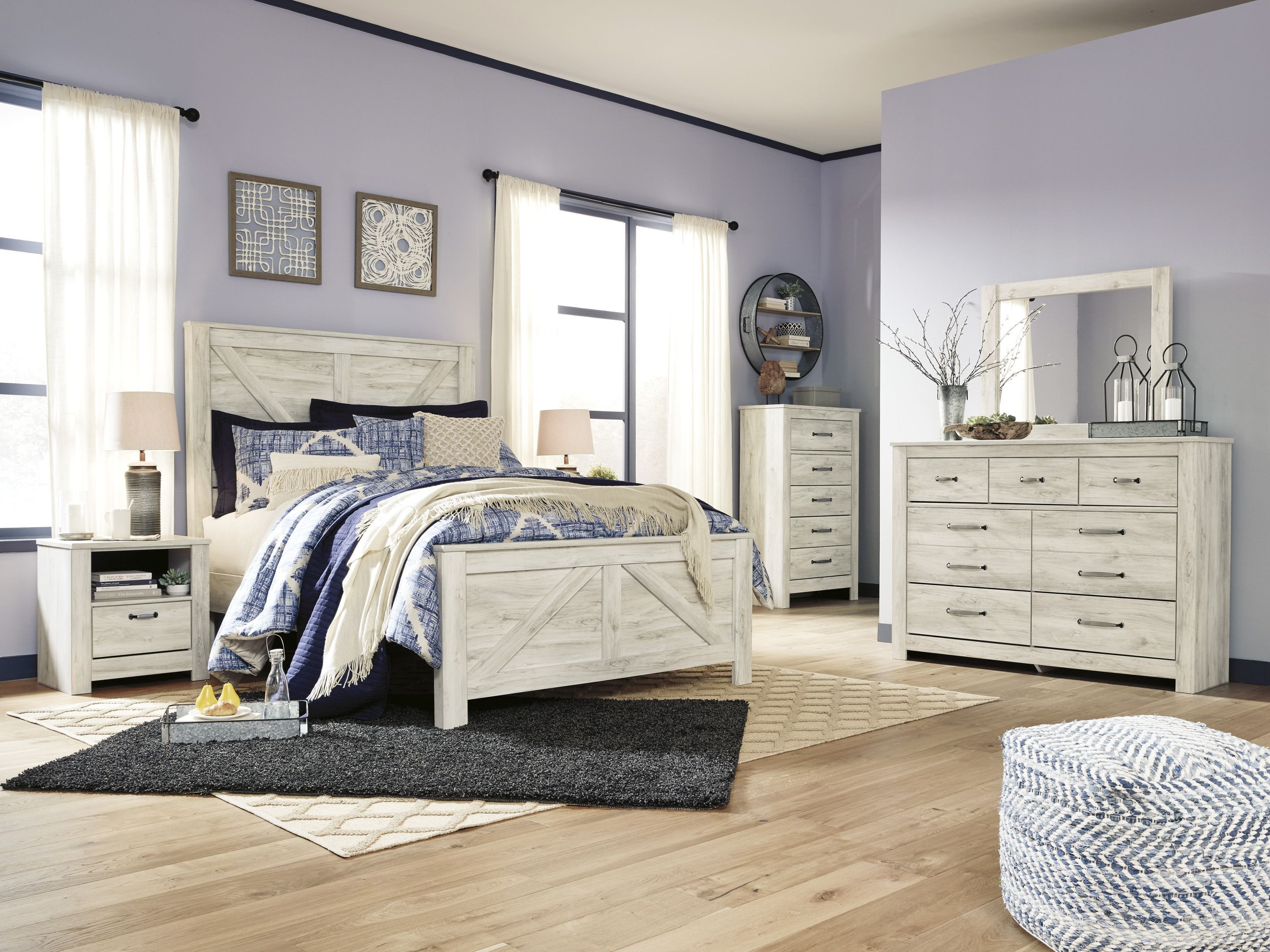 Signature Design by ashley Bedroom Set Beautiful Bellaby Whitewash Panel Bedroom Set