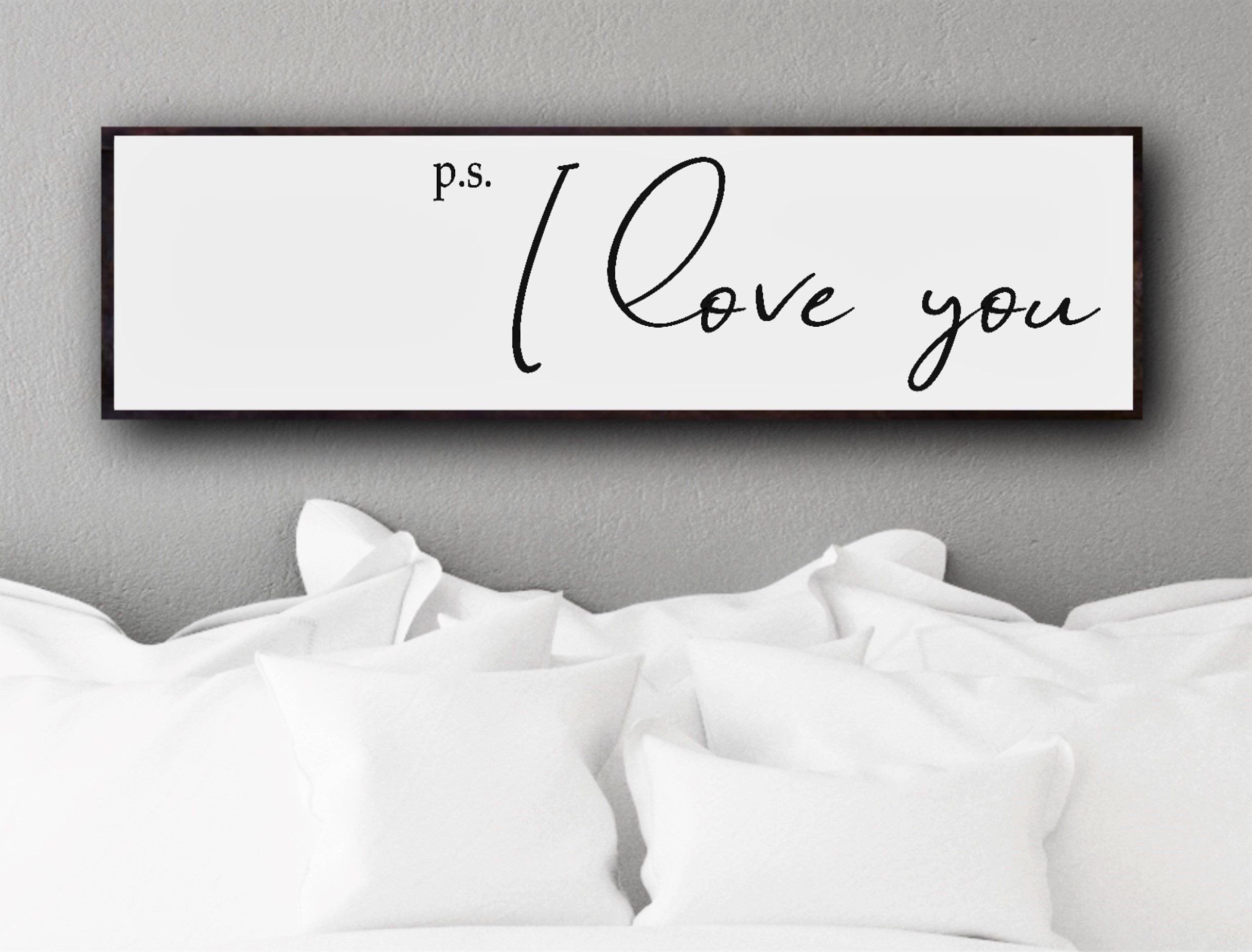 Signs for Bedroom Walls New I Love You Ps I Love You Sign Over the Bed Art Bedroom