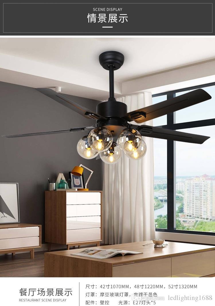 Silent Fan for Bedroom Elegant 2019 Living Room Black Ceiling Fan Light Simple Modern nordic Fan Light Home Bedroom Restaurant Silent Led Fan Light From Ledlighting1688 $298 5