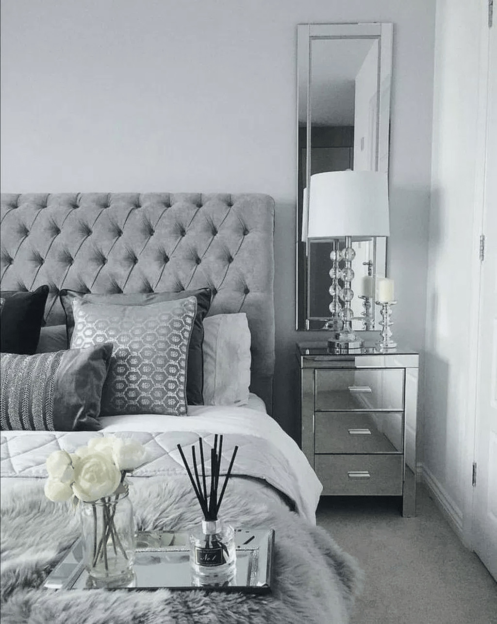 Silver Grey Bedroom Furniture Lovely 32 Popular Grey Bedroom Decoration Ideas In 2020
