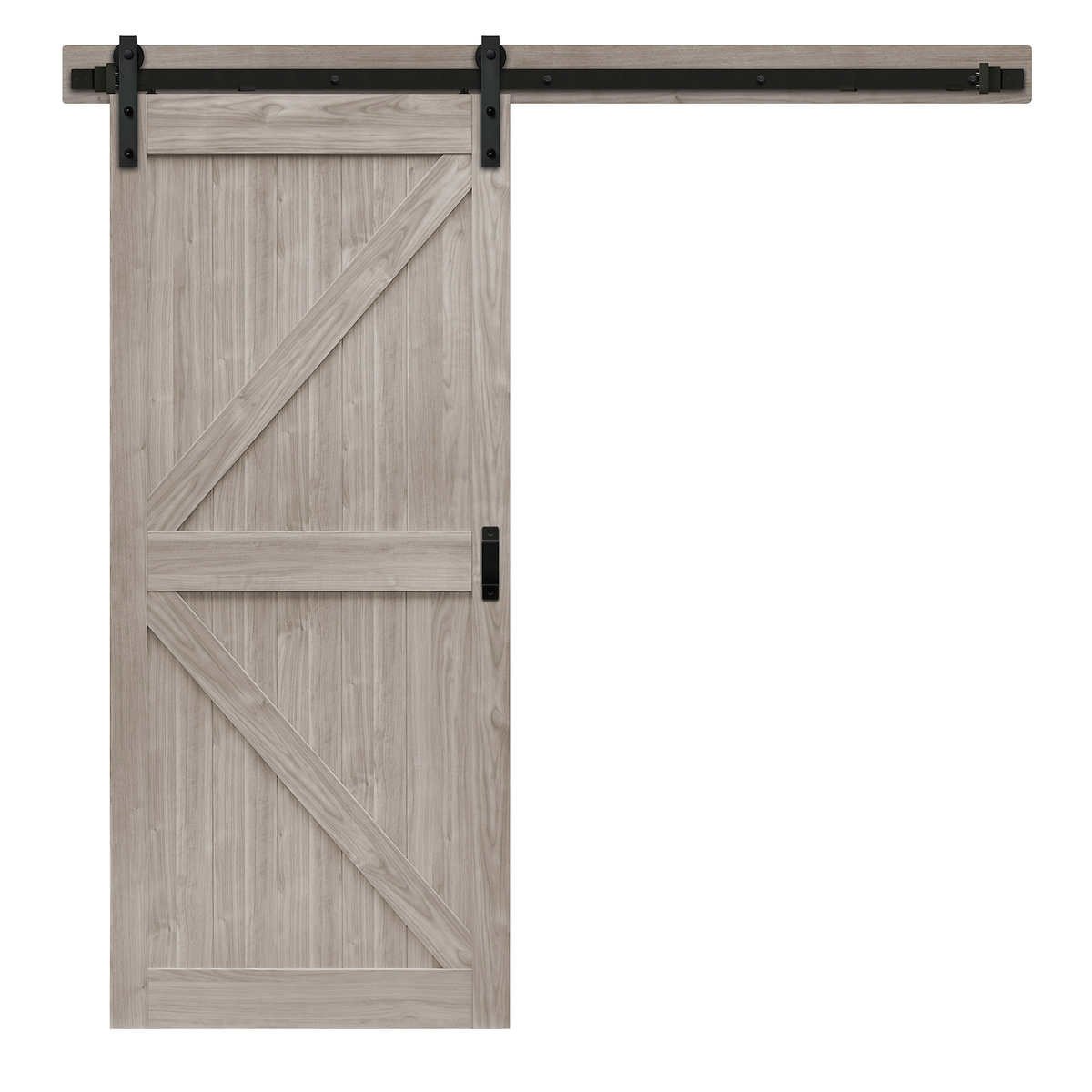 Sliding Barn Door for Bedroom Fresh Renin 36&quot; K Design Barn Door with Hardware Kit &amp; Easy Glide soft Close