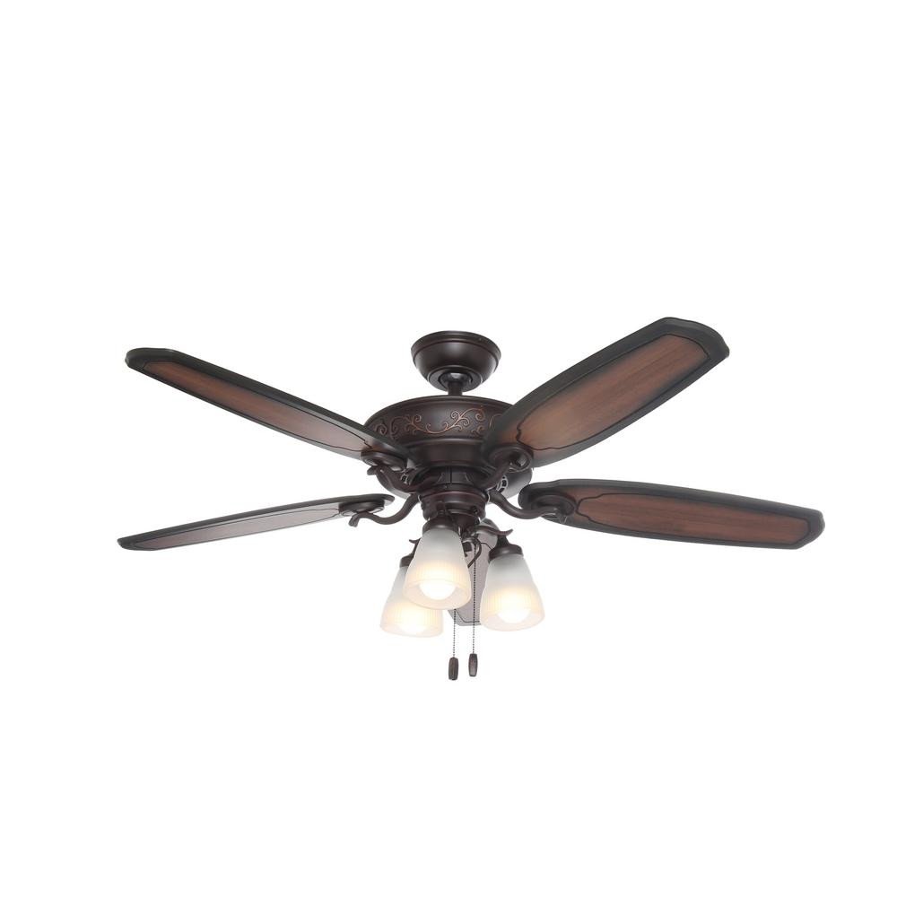 Small Bedroom Ceiling Fan Beautiful Hunter Osbourne 54 In Led Indoor Yx Bengal Ceiling Fan