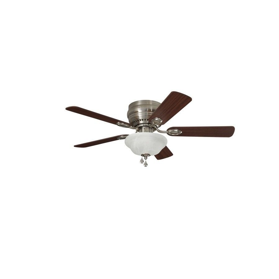 Small Bedroom Ceiling Fan Fresh Harbor Breeze Mayfield 44 In Brushed Nickel Indoor Flush