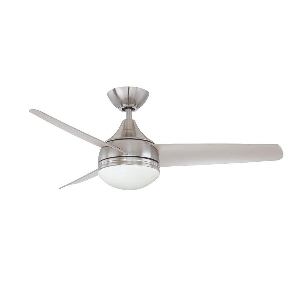 Small Bedroom Ceiling Fan New Designers Choice Collection Moderno 42 In Satin Nickel Ceiling Fan