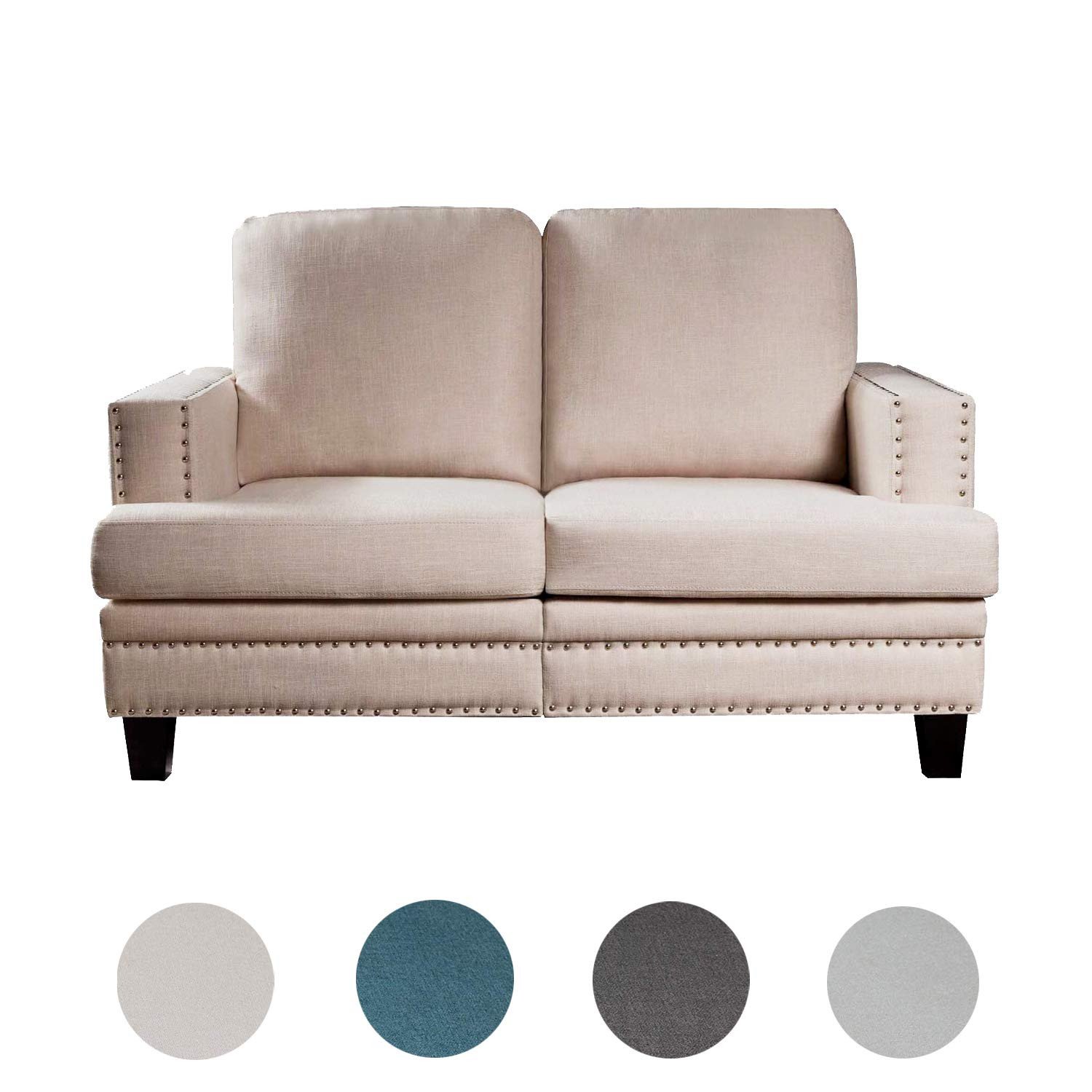 Small Comfy Chair for Bedroom Elegant Amazon top Space Loveseat sofa Modern Upholstered Couch