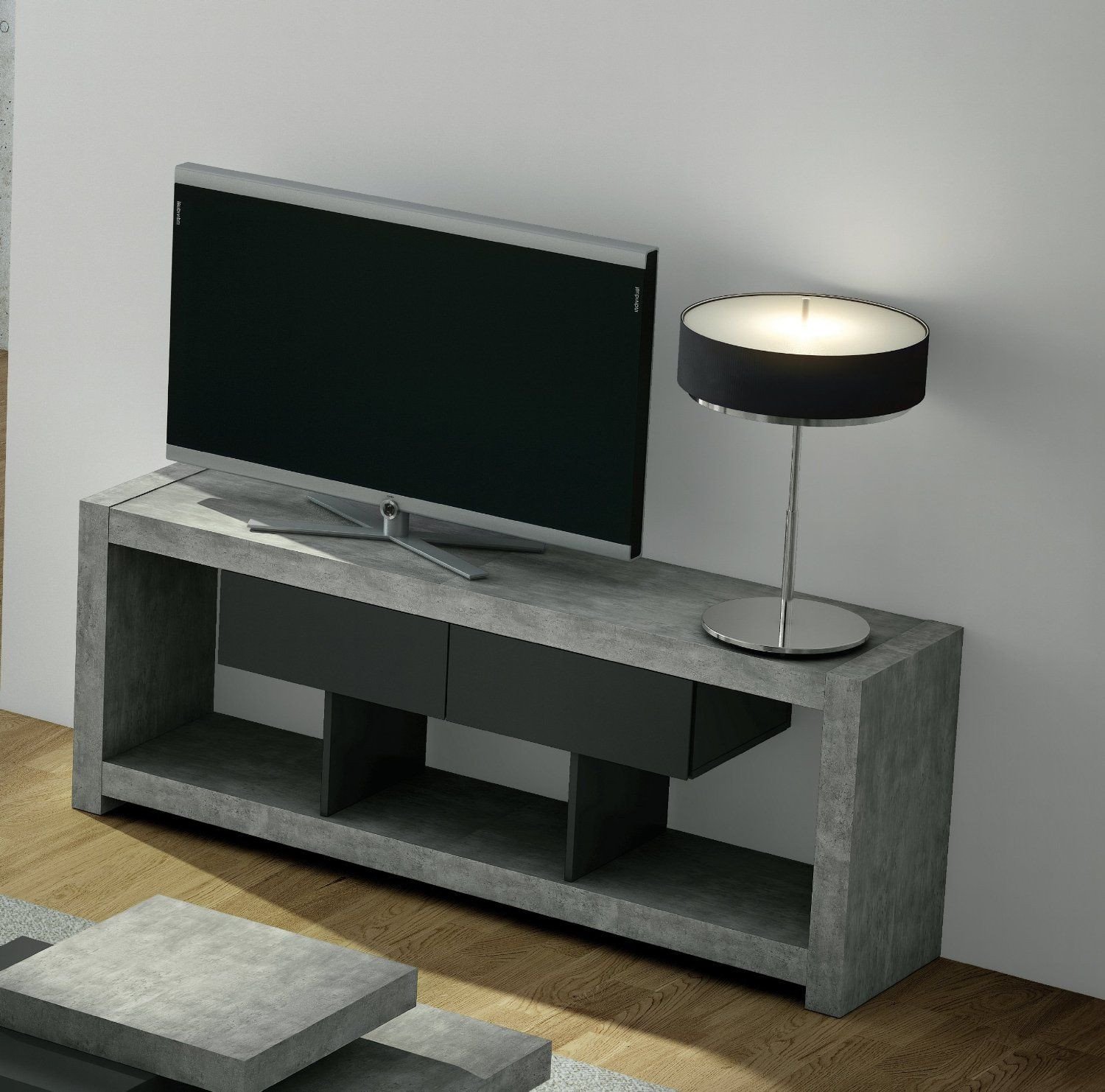 Small Tv for Bedroom Beautiful Temahome Concrete Tv Stand