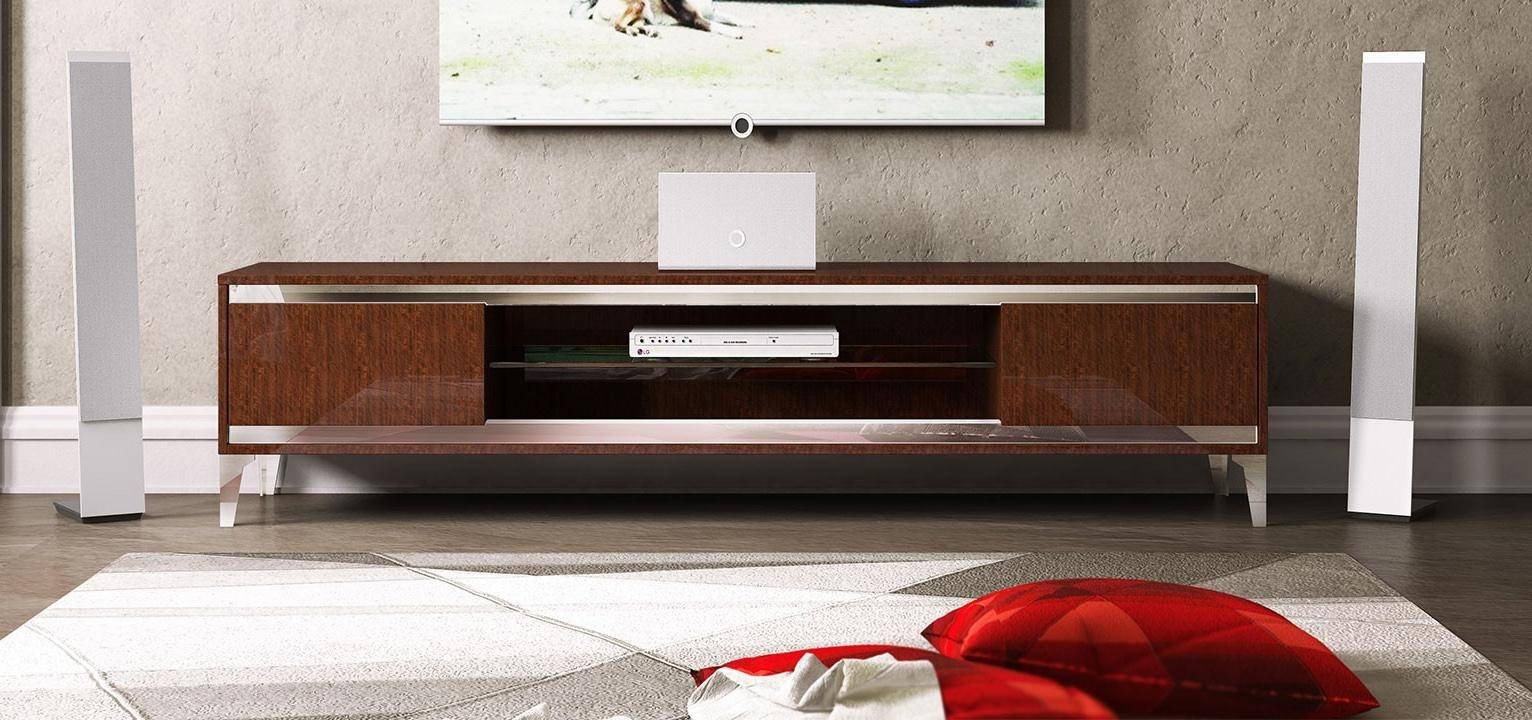 Small Tv Stand for Bedroom Fresh at Home Usa Caprice Walnut High Gloss Laqcuer Ultra Modern Tv Stand Contemporary